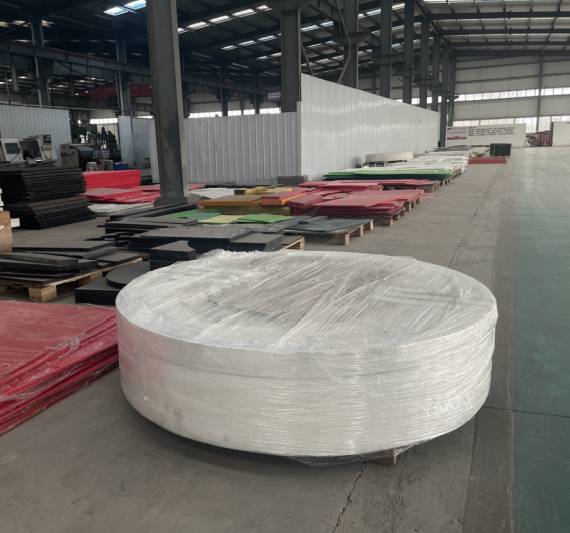 UHMWPE sheet France giant round thick sheets case