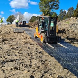 ground protection mat applications